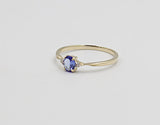 9ct Gold Tanzanite & Diamond ring SYR8197