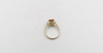 9ct Gold Citrine & Diamond ring SYR7528