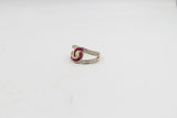 9ct Gold Genuine Ruby & Diamond ring SYR8183