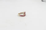 9ct Gold Genuine Ruby & Diamond ring SYR8183