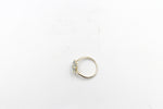 9ct Gold Genuine Aquamarine and Diamond Ring SYR8227