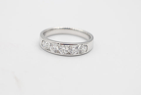 9ct White Gold LAb Grown Diamond Set Eternity SYR7757