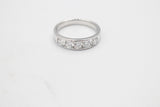 9ct White Gold LAb Grown Diamond Set Eternity SYR7757