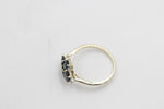 9ct Gold Sapphire & Diamond ring SYR8227