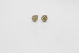 9CT Gold Peridot and Diamond Earrings SYE1892P