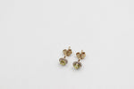 9CT Gold Peridot and Diamond Earrings SYE1892P
