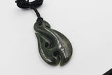 New Zealand Greenstone Fish Hook HPN11XL