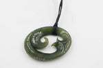 New Zealand Greenstone Koru DIS4