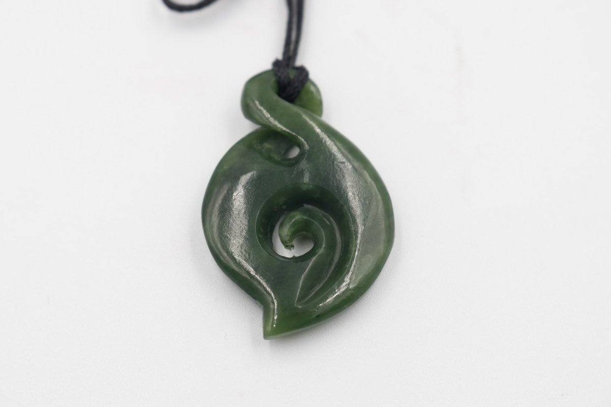 New Zealand Greenstone Twist Koru HPN10