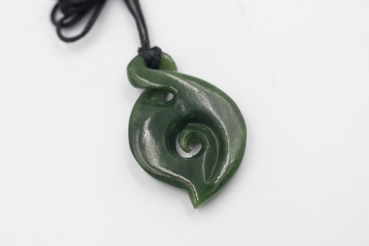 New Zealand Greenstone Twist Koru HPN10