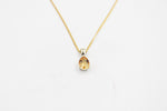 9ct Gold Genuine Citrine pendent SYP3701