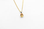 9ct Gold Genuine Citrine pendent SYP3701