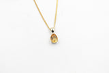 9ct Gold Genuine Citrine pendent SYP3701