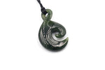 New Zealand Greenstone Koru Twist C13353