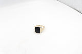 9ct Gold Mens Solid Onyx Ring SYR3066