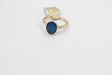 9ct Gold Georgette Oval Triplet Opal Bezel Set Ring