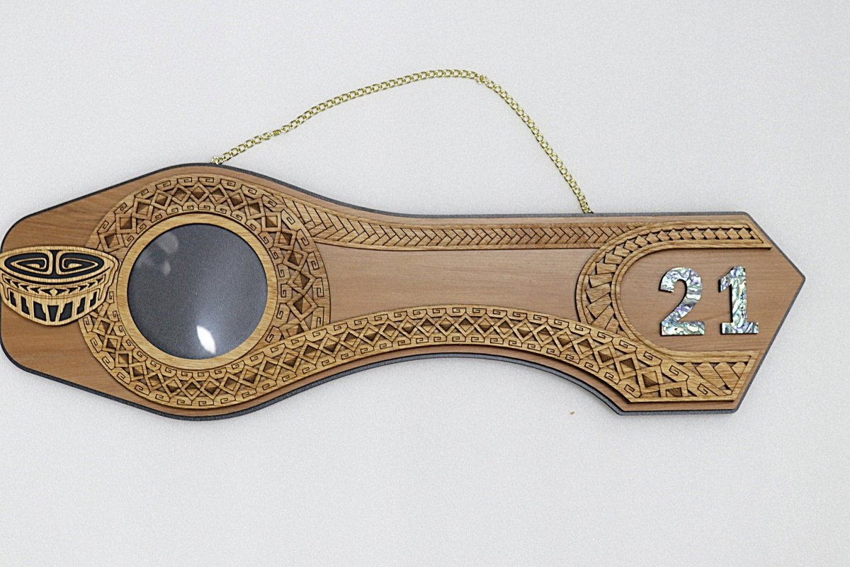 Polynesian Kava Bowl 21st & Celebration Key 21PK-1