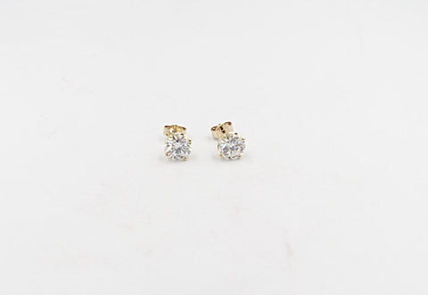 9ct Gold Set Lab Diamond Stud Earrings TDW 2.1ct SYE1901