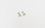 9ct Gold Set Lab Diamond Stud Earrings TDW 2.1ct SYE1901