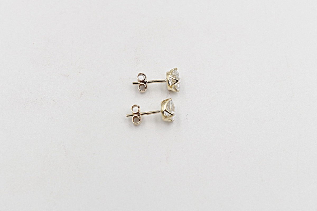 9ct Gold Set Lab Diamond Stud Earrings TDW 2.1ct SYE1901