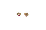 9ct Gold Genuine Ruby Studs 2mm