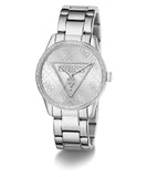 GUESS Roxy Ladies Silver Tone Analog Watch GW0987L1