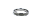 New Greenstone And Tungsten Carbide Ring 4mm