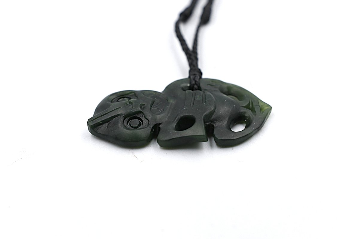 New Zealand Greenstone Hei Tiki 48mm WGNZJKI704048