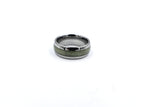 New Greenstone And Tungsten Carbide Ring 8mm