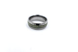 New Greenstone And Tungsten Carbide Ring 8mm