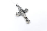 Stg Silver  Cross with Amethyst