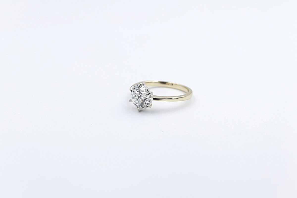 9ct Gold LAb Grown Diamond Solitaire Ring 2ct SYR8175