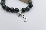 New Zealand Greenstone Stretch Bracelet