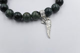 New Zealand Greenstone Stretch Bracelet
