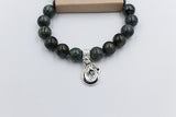 New Zealand Greenstone Stretch Bracelet