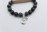 New Zealand Greenstone Stretch Bracelet