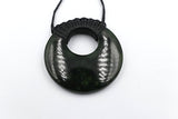 New Zealand Greenstone Wrapped Disc