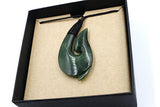 New Zealand Ngai Tahu Greenstone Fish Hook NTP111