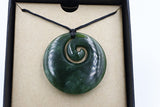 New Zealand Ngai Tahu Greenstone Koru NTP003