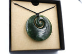 New Zealand Ngai Tahu Greenstone Koru NTP003