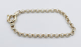 9ct Gold Solid Belcher Bracelet 19cm 5CH319TB