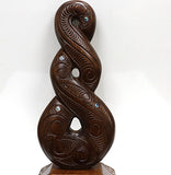 Wooden Double Twist On a Base WM854 43cm