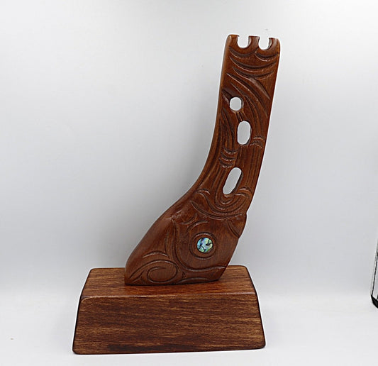 Wooden Small Stern on a Base WM543 23cm