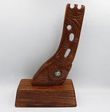 Wooden Small Stern on a Base WM543 23cm