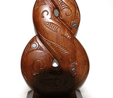 Large Wooden Double Twist On a Base WM855 60cm