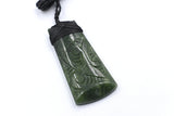 New Zealand Greenstone Engraved Toki 80mm