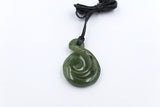 New Zealand Greenstone Twist Koru