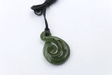 New Zealand Greenstone Twist Koru