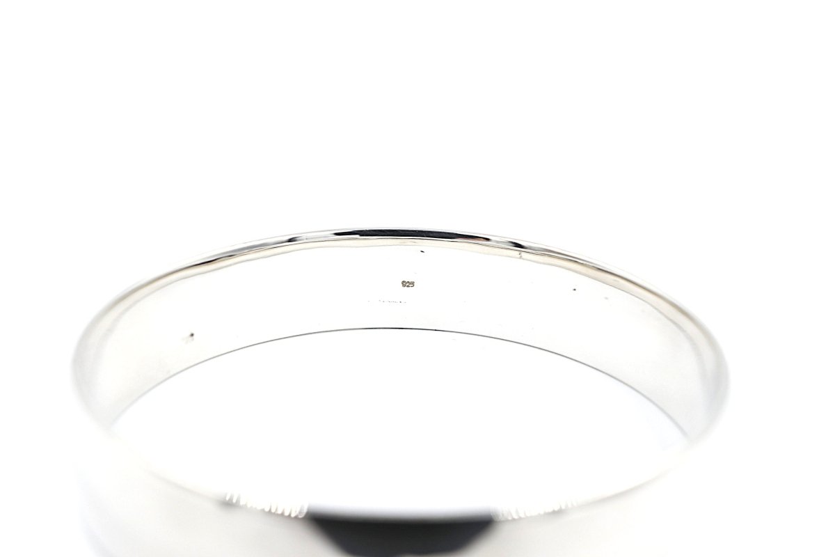 Sterling Silver Heavy Bangle SYB35 14.5mm wide