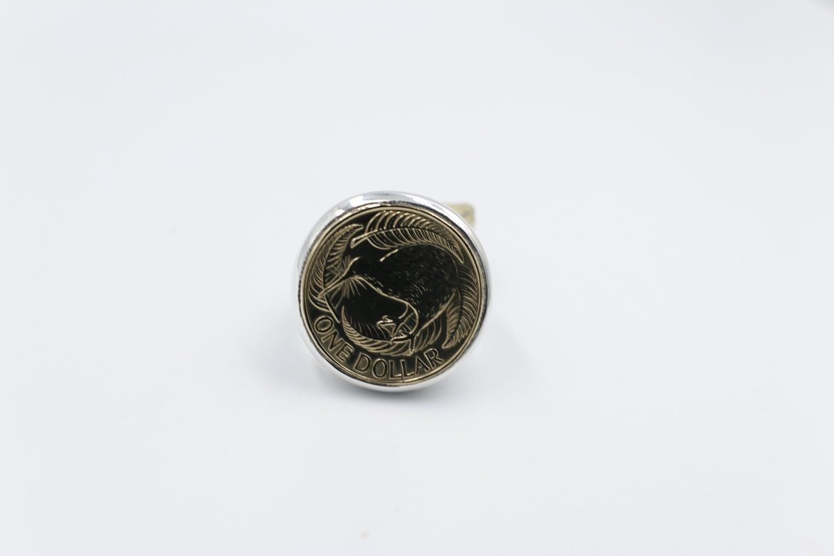 Stg Silver Heavy Dollar coin ring